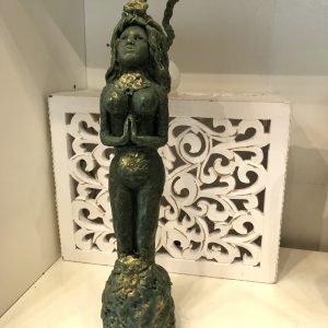 Ритуальная свеча "Богиня плодородия" зеленая