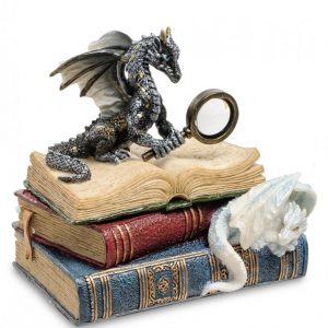 шкатулка драконы на книгах