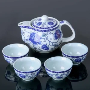 Китайский чайный сервиз Синий цветок