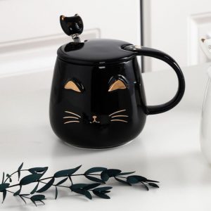 Кружка заварочная Чёрный кот
