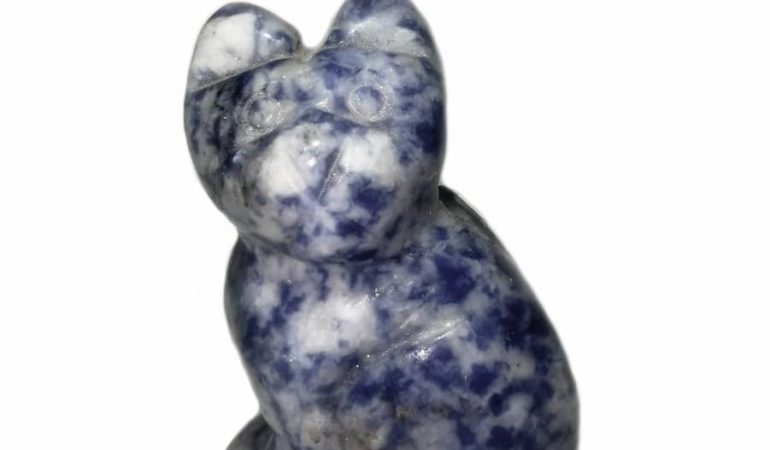 Фигурка Кошка лазурит