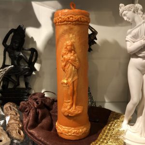 ритуальная свеча колонна античная богиня